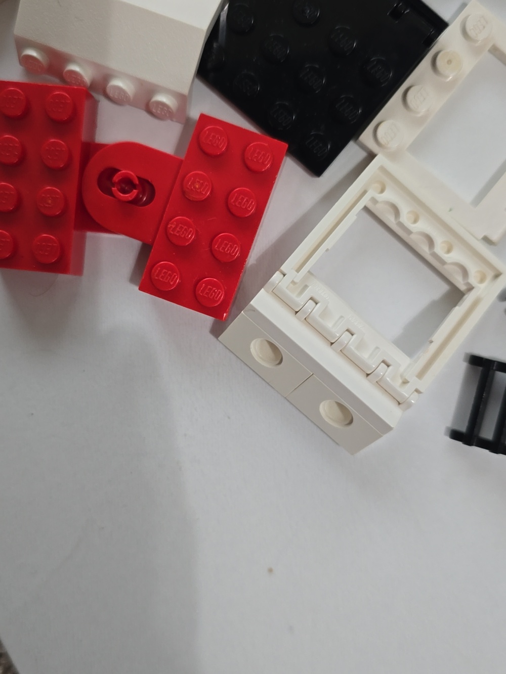 Lego Assorted Red, White, Black & Yellow Building Brick Parts - Unique Pieces - Picture 7 of 7
